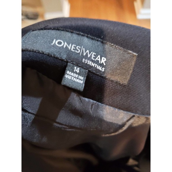 Jones Wear Women's Solid Blue 100% Polyester Straight Pleated Mini Skirt Size 14 - Picture 6 of 11